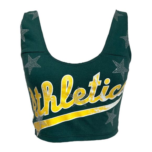 Oakland A’s Cropped T-Shirt Tank (XS/S) - Picture 1 of 3